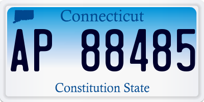CT license plate AP88485