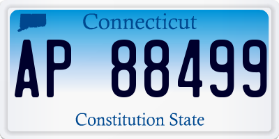 CT license plate AP88499