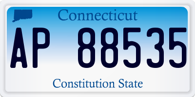 CT license plate AP88535