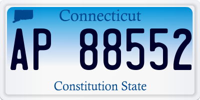 CT license plate AP88552