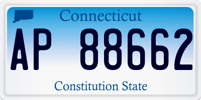 CT license plate AP88662