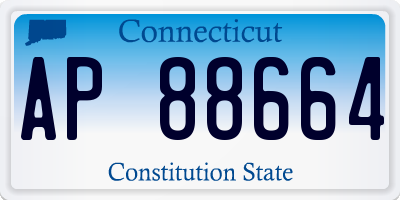 CT license plate AP88664