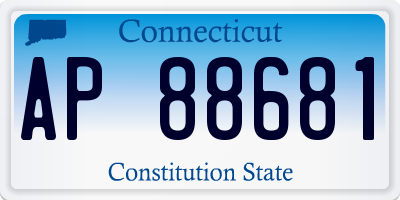 CT license plate AP88681