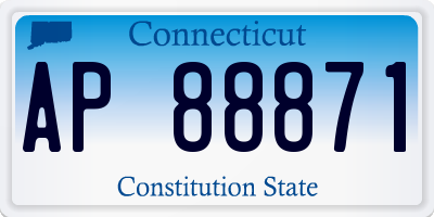 CT license plate AP88871