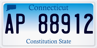 CT license plate AP88912