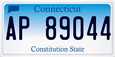 CT license plate AP89044