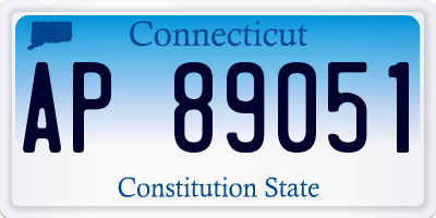CT license plate AP89051