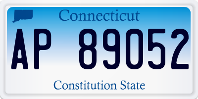 CT license plate AP89052