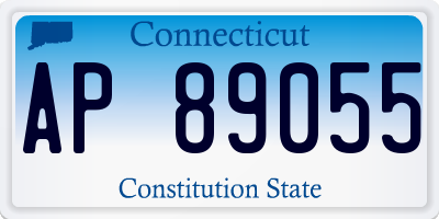 CT license plate AP89055