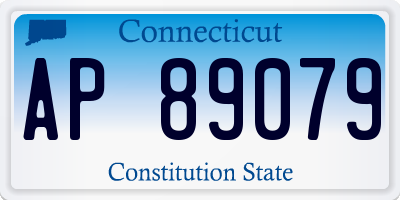 CT license plate AP89079