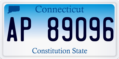 CT license plate AP89096