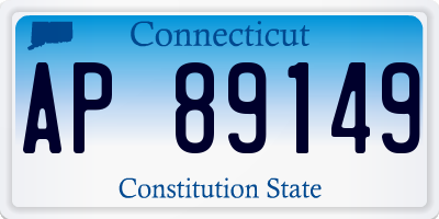 CT license plate AP89149