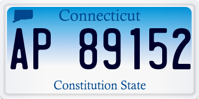 CT license plate AP89152