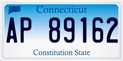 CT license plate AP89162
