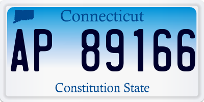 CT license plate AP89166