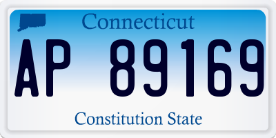 CT license plate AP89169
