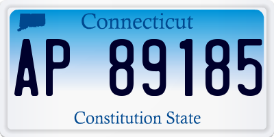 CT license plate AP89185