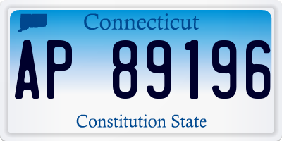 CT license plate AP89196