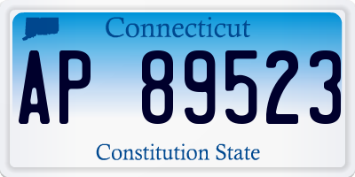 CT license plate AP89523