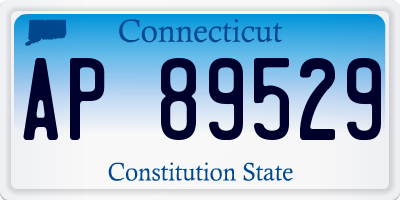 CT license plate AP89529