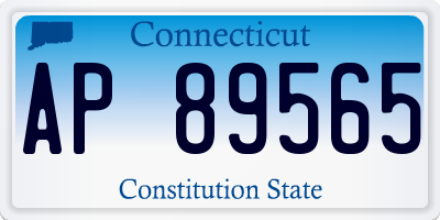 CT license plate AP89565