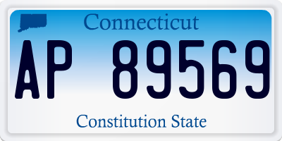 CT license plate AP89569