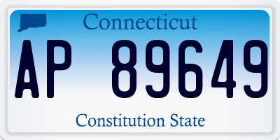 CT license plate AP89649