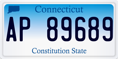 CT license plate AP89689
