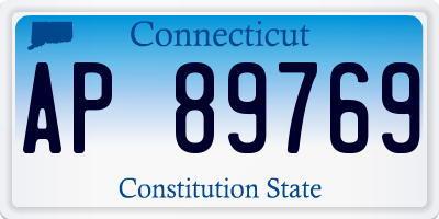 CT license plate AP89769