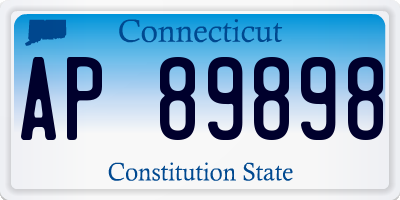 CT license plate AP89898