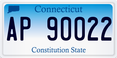 CT license plate AP90022