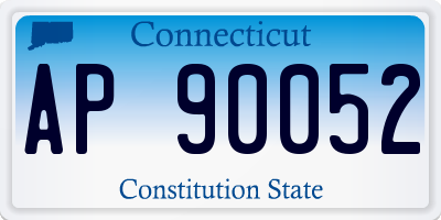 CT license plate AP90052