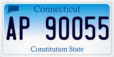 CT license plate AP90055