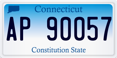 CT license plate AP90057