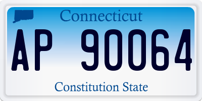 CT license plate AP90064