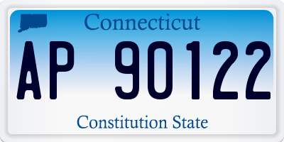 CT license plate AP90122