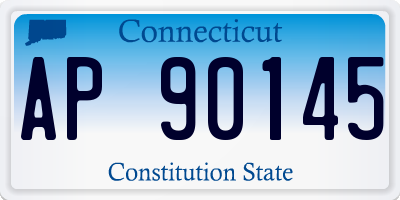 CT license plate AP90145