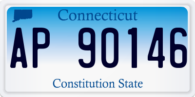 CT license plate AP90146