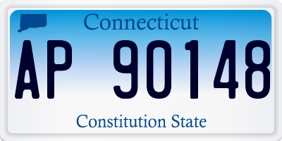 CT license plate AP90148