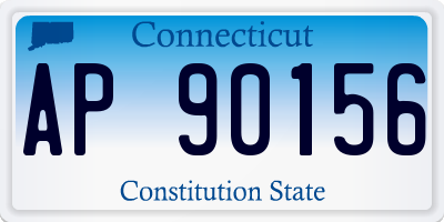 CT license plate AP90156