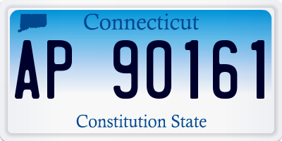 CT license plate AP90161