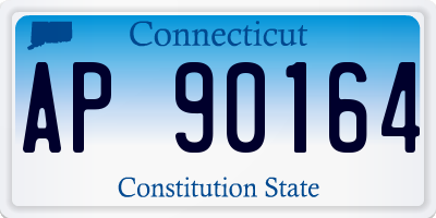 CT license plate AP90164
