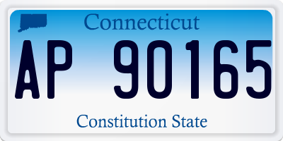 CT license plate AP90165