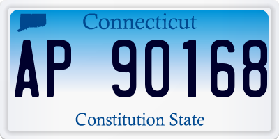 CT license plate AP90168
