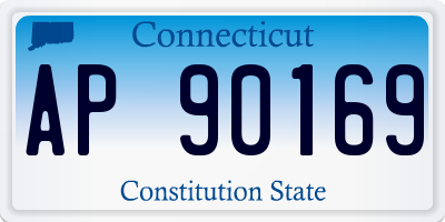 CT license plate AP90169
