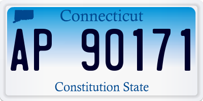 CT license plate AP90171