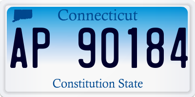 CT license plate AP90184