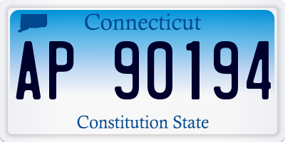 CT license plate AP90194