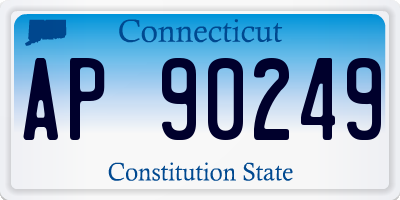 CT license plate AP90249