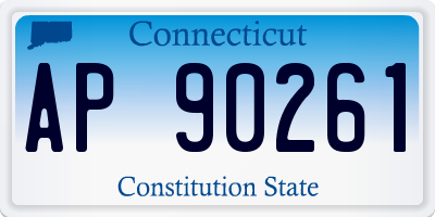 CT license plate AP90261